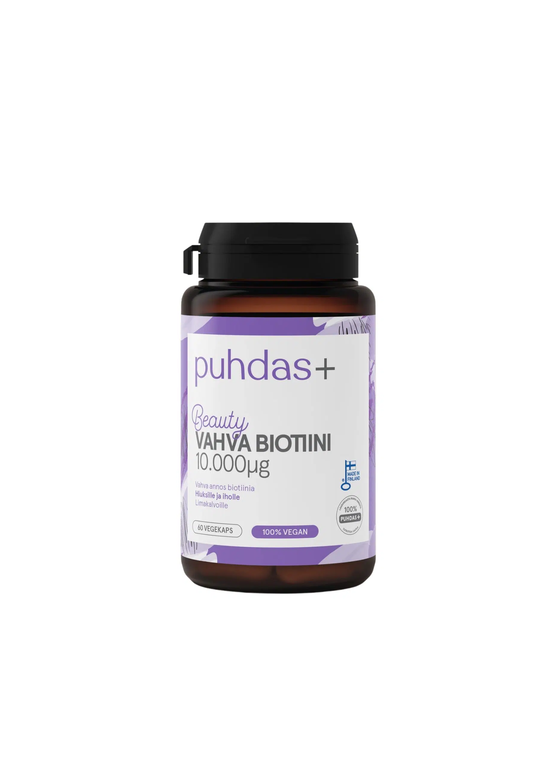 Puhdas+ Biotiin Beauty+ 10.000μg 60 kapslit