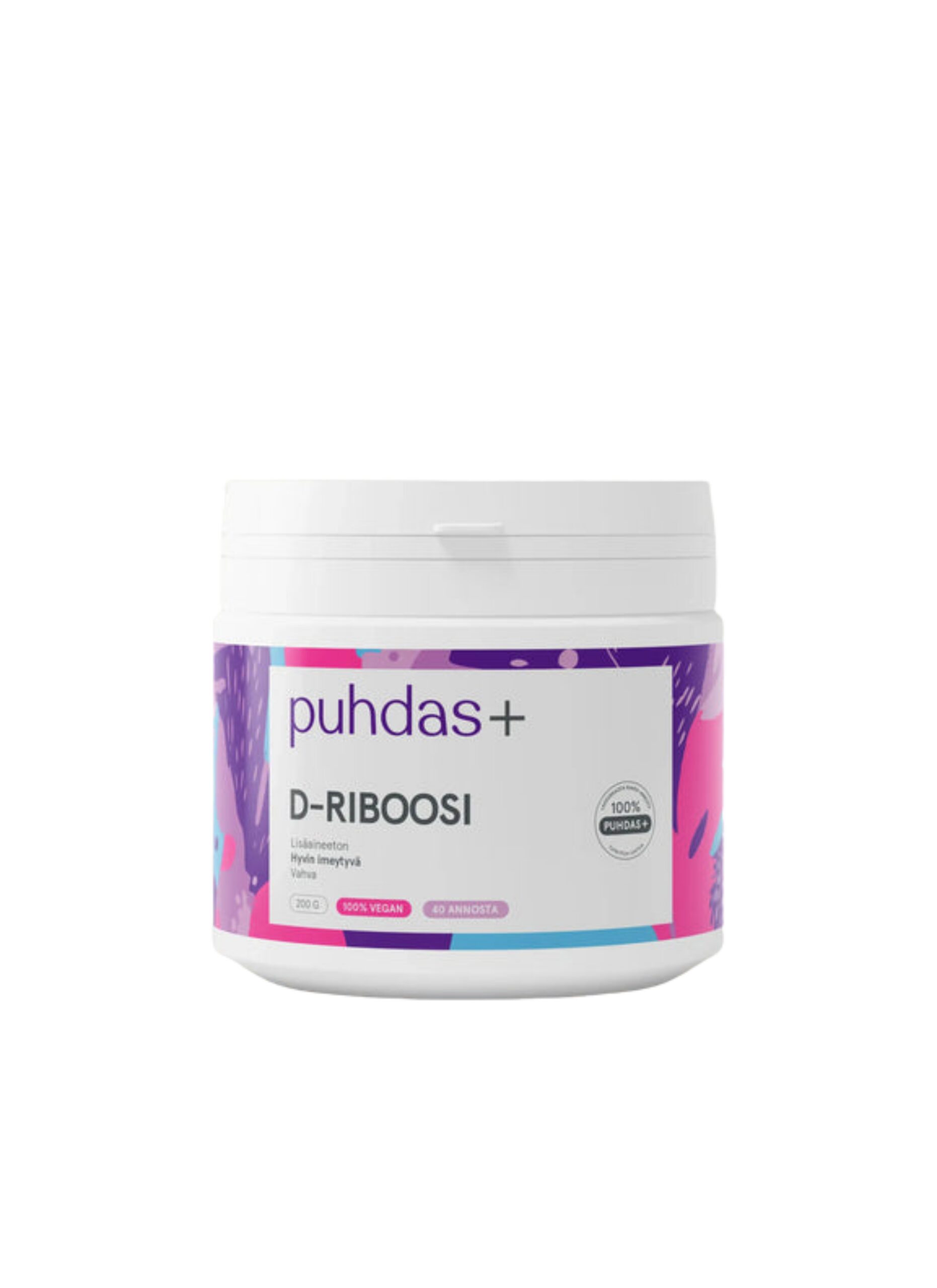 Puhdas+ Порошок D-рибозы 200 г