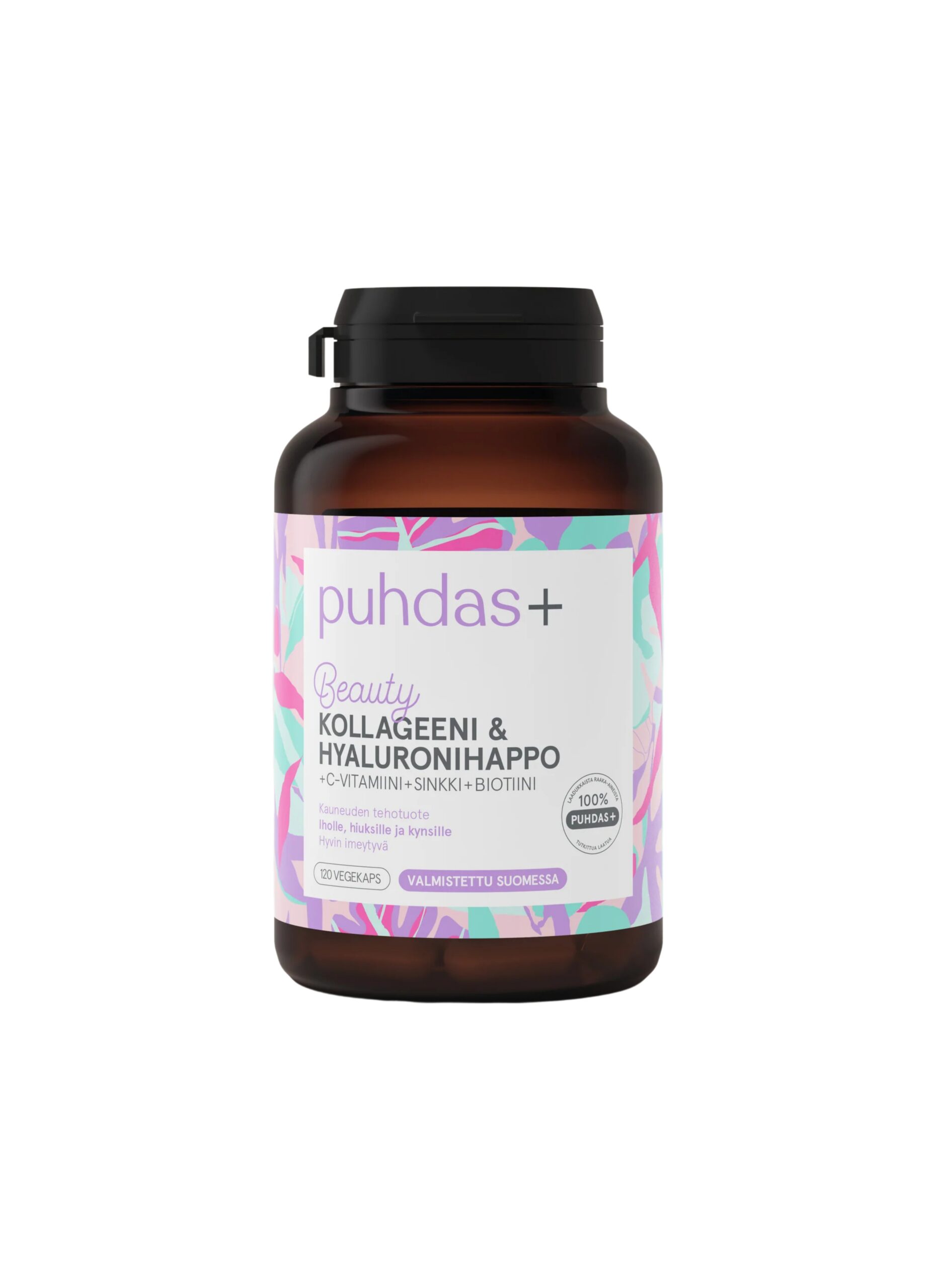 Puhdas+ Beauty Collagen & Hyaluronic Acid + Vitamin C 120 капсул