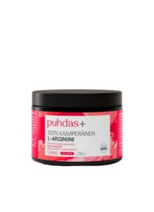 100% vegan L-arginiin (HCl) 200 g PuhdasPlus
