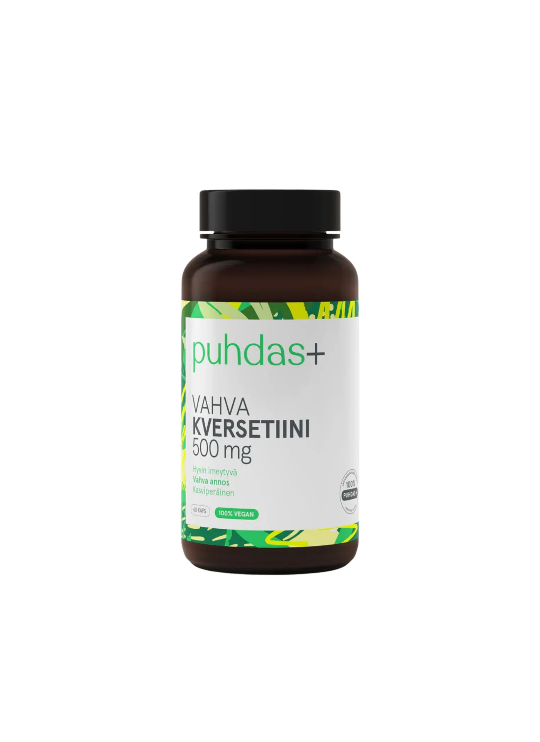 Puhdas+ Kvertsetiin 500 mg 60 kapslit