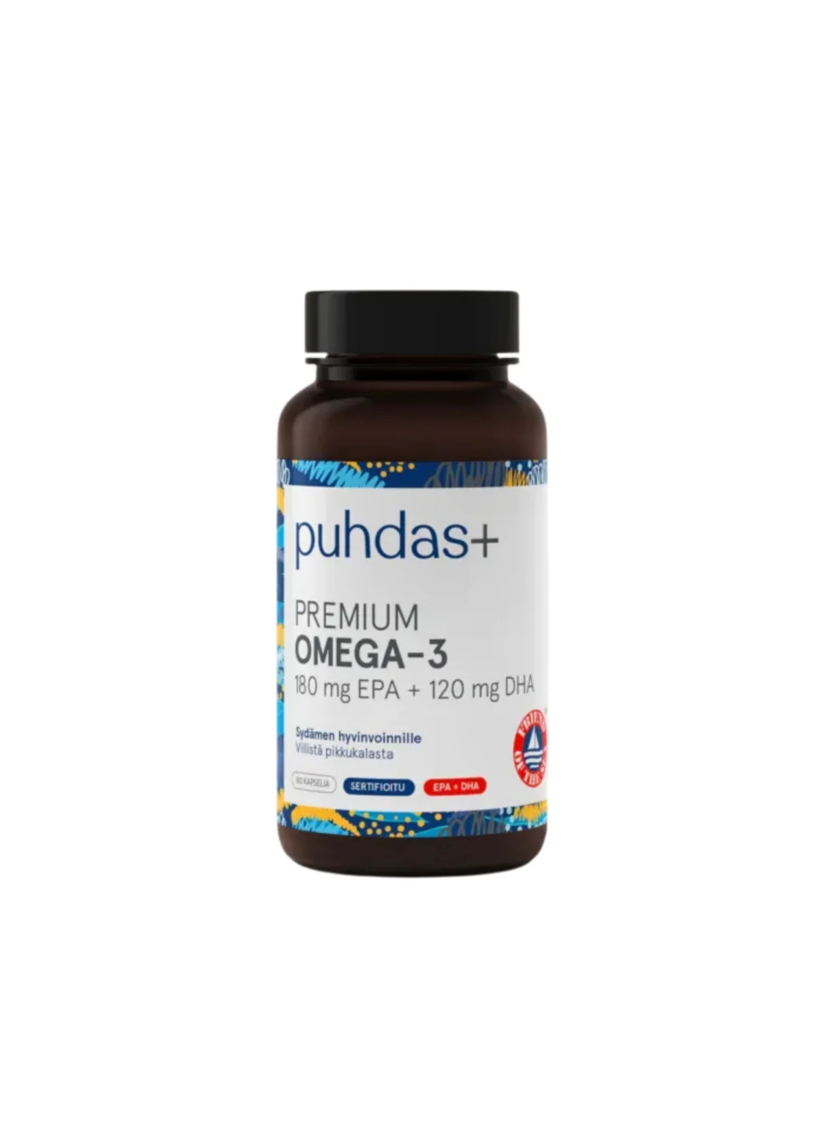 Puhdas+ Premium Omega-3 180 mg EPA + 120 mg DHA
