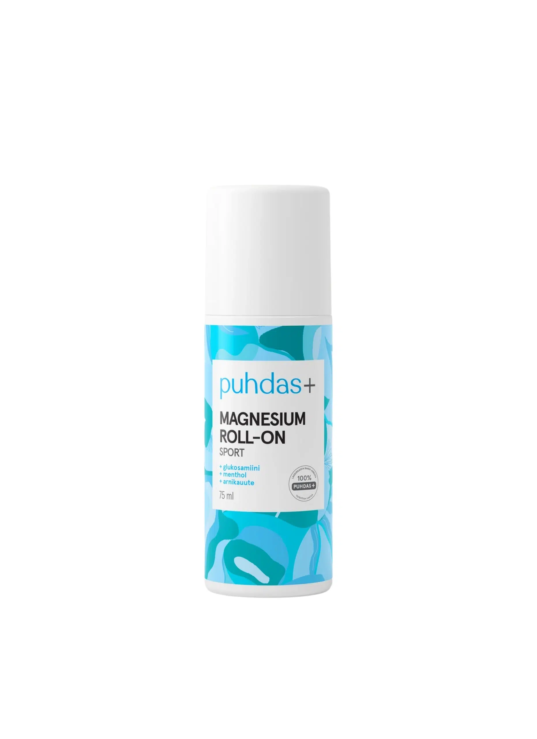 Puhdas+ Magneesium Roll-on Sport 75 ml — nahale kantav magneesiumisprei