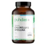 Puhdas+ Хлорелла и спирулина 500 mg 300 капсул — пищевая добавка в упаковке