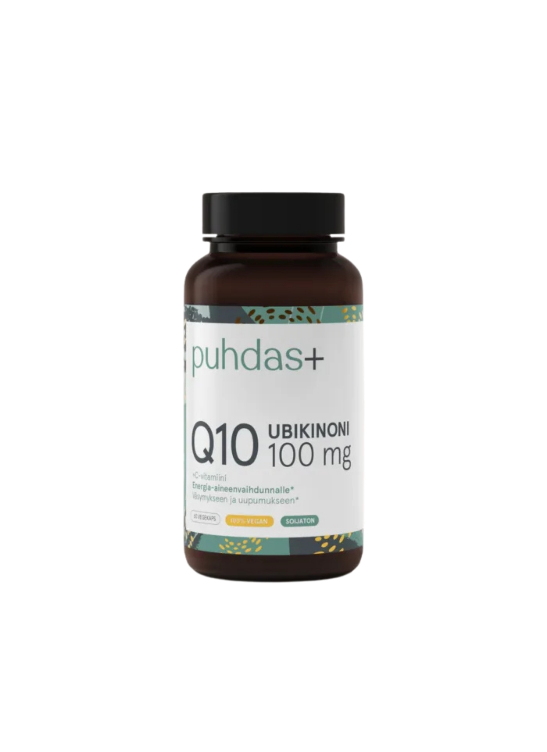 Ubikinon coq10 (koensüüm q10) mg+ c vitamiin 60 kapslit | Puhdas+