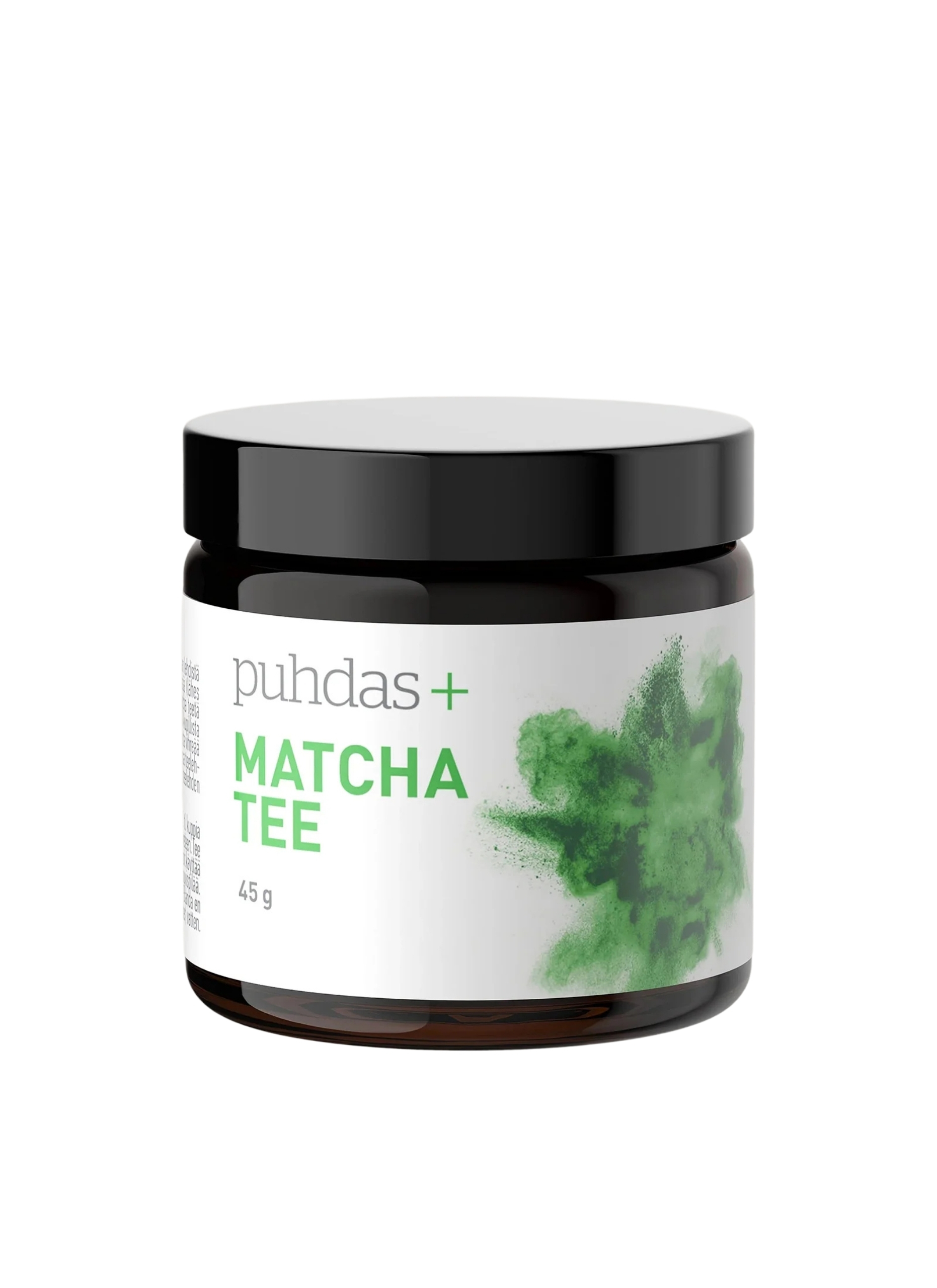 Puhdas+ Matcha tee 45g — toidulisand pakendis