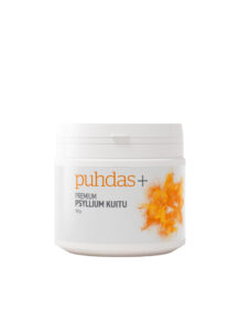 Puhdas+ Premium psülliumkiud 180g — toidulisand pakendis