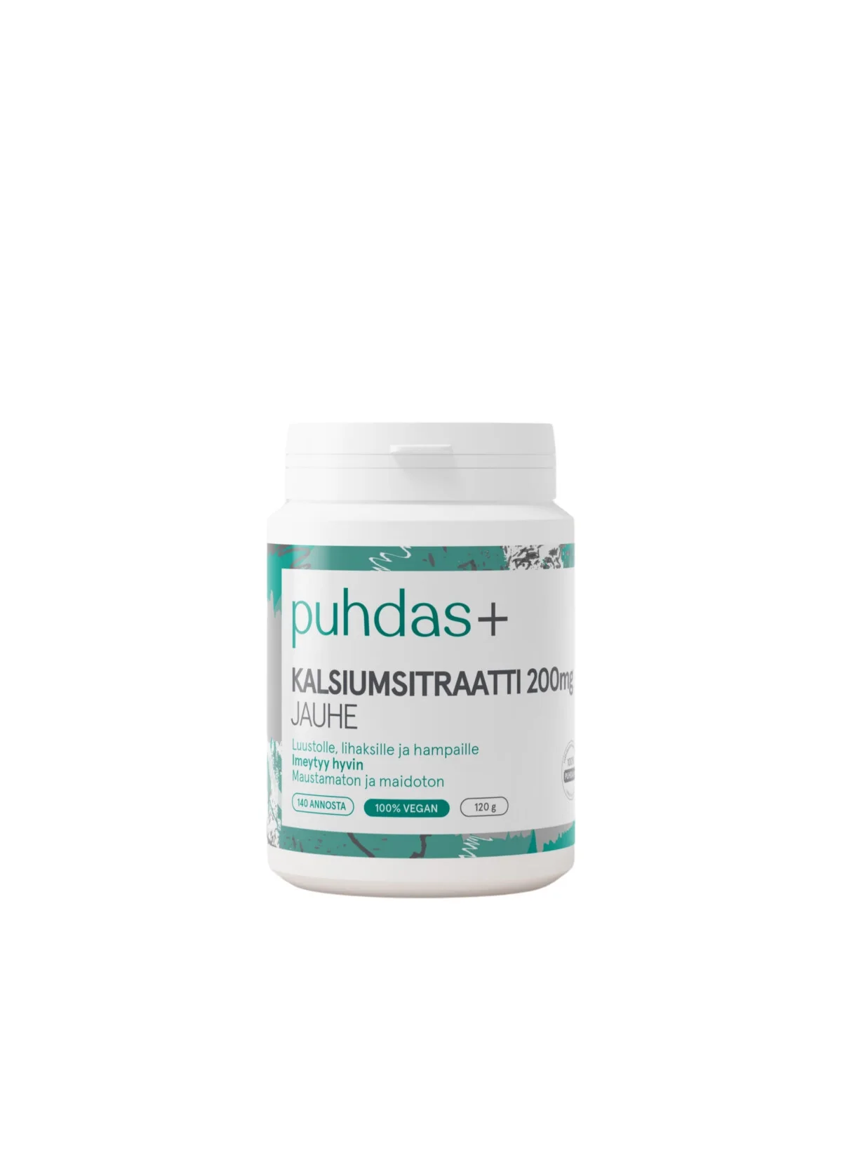 Kaltsiumtsitraadi pulber 200 mg 120 g Cytrynian wapnia 200 mg 120 g