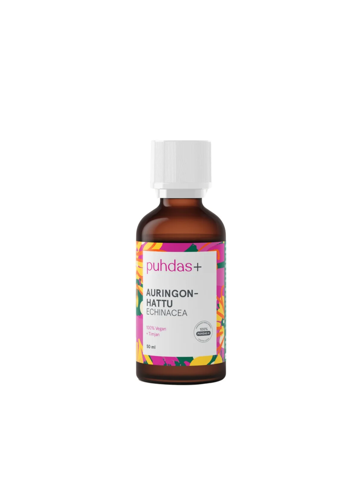 Ehinācijas tinktūra (Echinacea purpurea) Puhdas+ Ehinācijas tinktūra (Echinacea purpurea) 50 ml