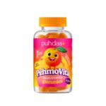 PehmoVita multivitamiin kummikommid lastele ja täiskasvanutele 75 tk