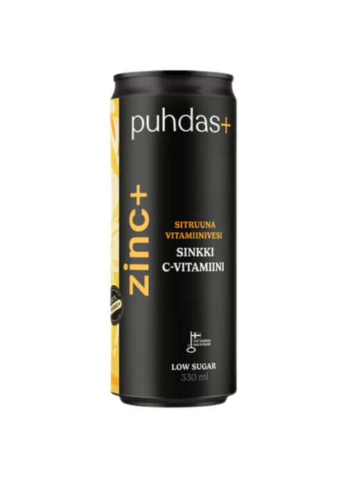 Vitamiinivesi tsingi ja C-vitamiiniga sidruni maitsega 330 ml