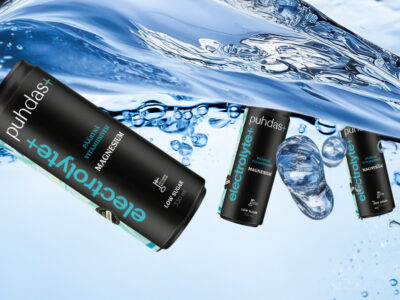 elektrolüütide vitamiinivesi magneesiumiga Puhdasplus