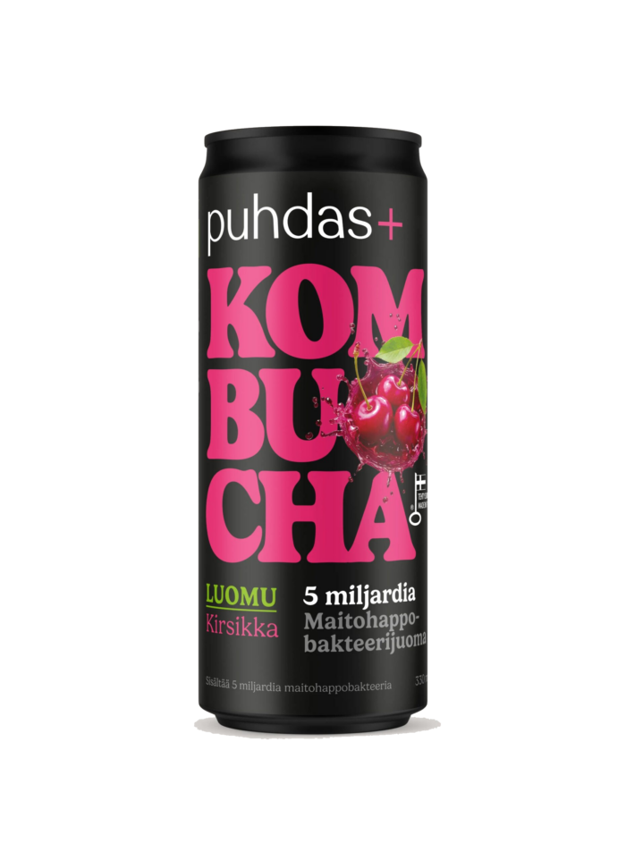 Kombucha kirsi 330 ml