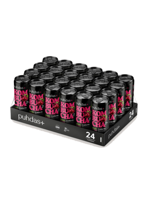 Kombucha kirsi 330 ml | Puhdas+