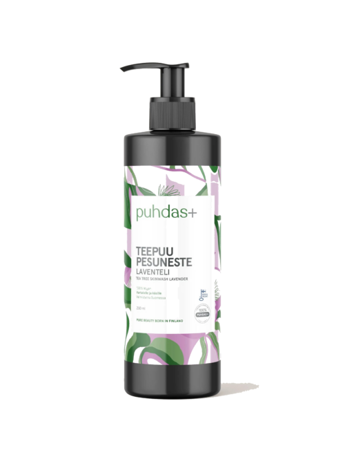 Teepuu kehapesugeel lavendliga 250 ml | Puhdas+