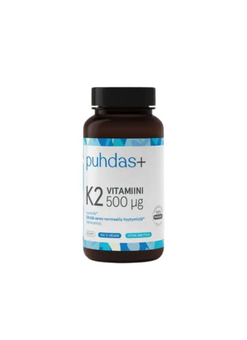 K2-vitamiin 500 µg 60 kapslit