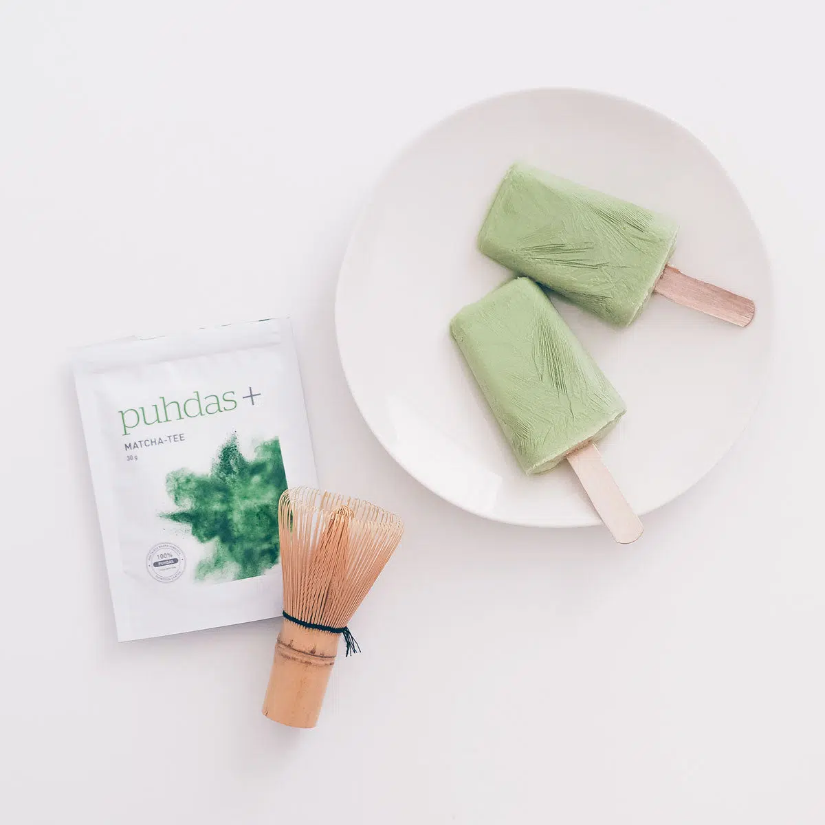 Matcha-jäätelö - Puhdas+