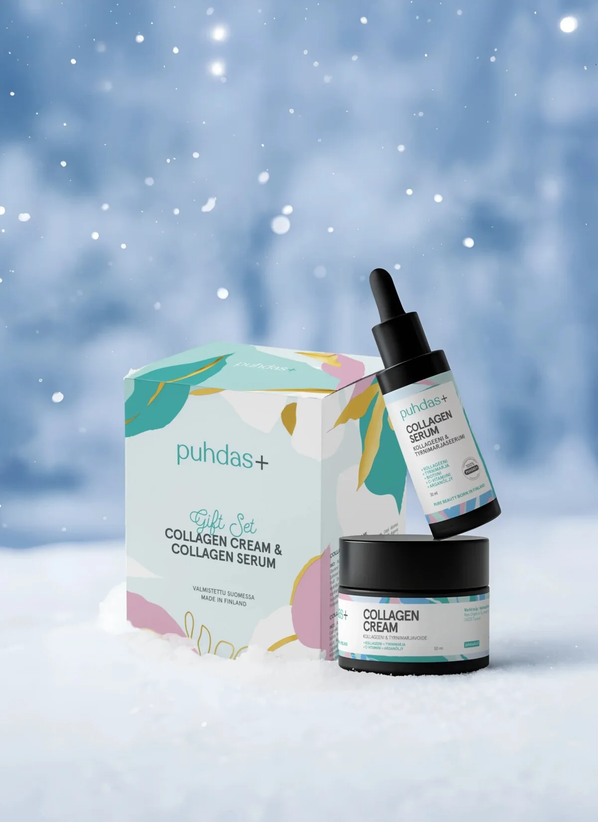 Kollagen Geschenkset (Serum 30 ml + Creme 50 ml)