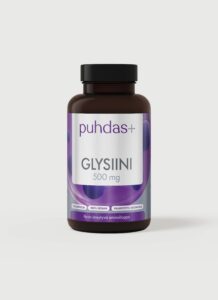 Puhdas+ Glütsiin 500 mg toidulisand 120 vegan kapslit – aminohape