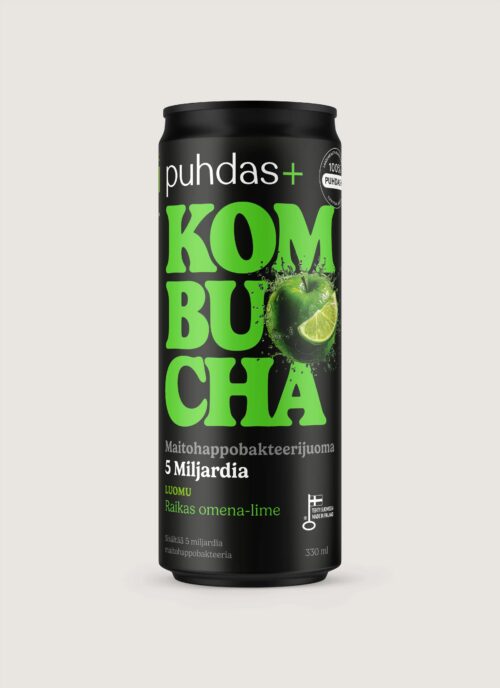 Puhdas+ Kombucha maitsevariant pakkumises