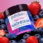 Puhdas+ Night Time magneesiumipulber maasika-mustika maitsega 80 g