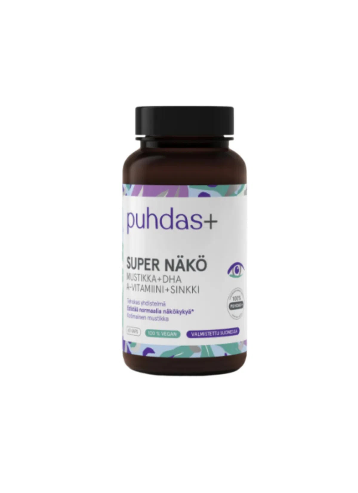 Super Nägemine: mustikas + DHA + A-vitamiin + tsink 60 kapslit