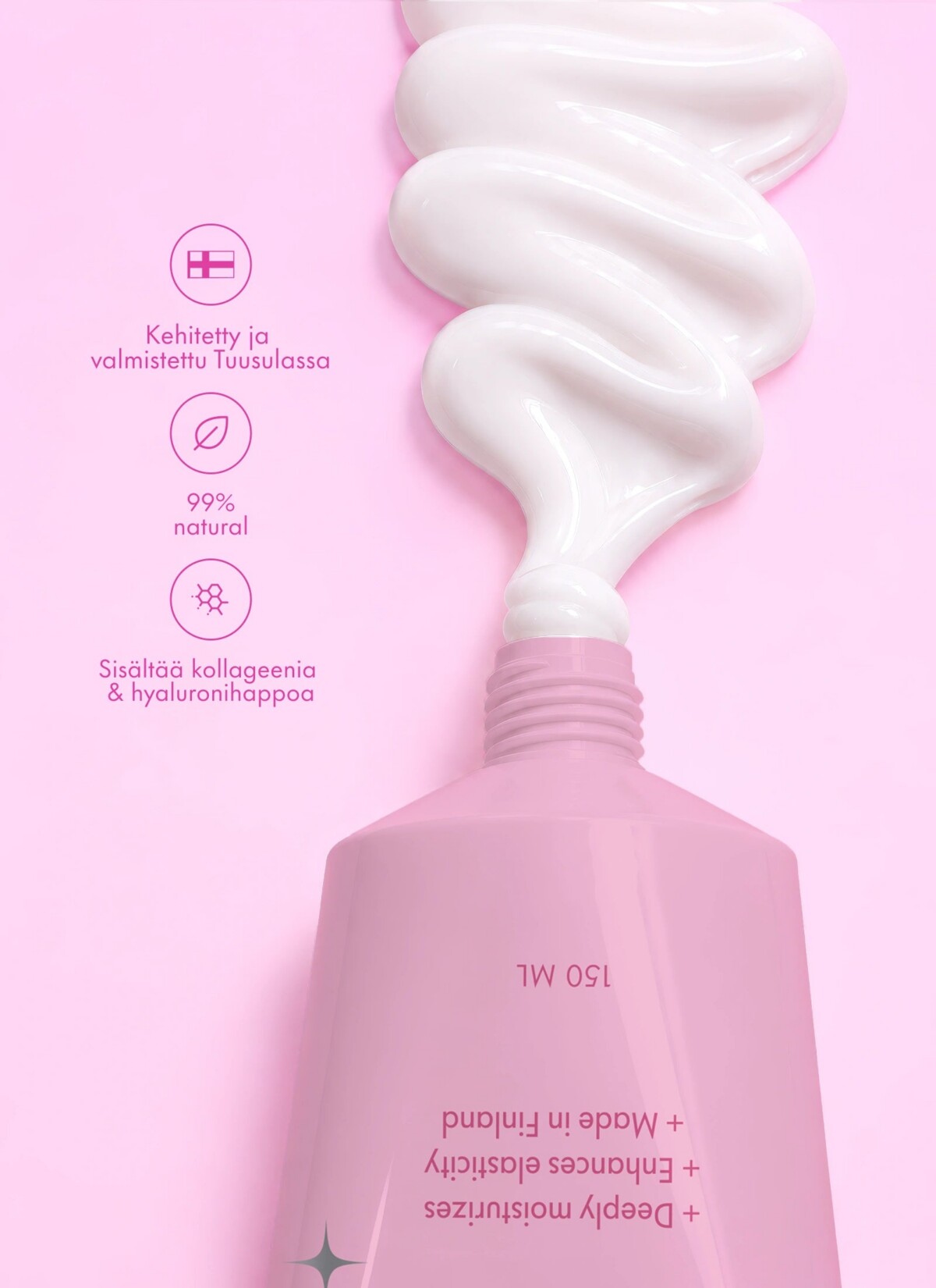 Beauty kollageeni ja hüaluroonhappega kehakreem 150 ml