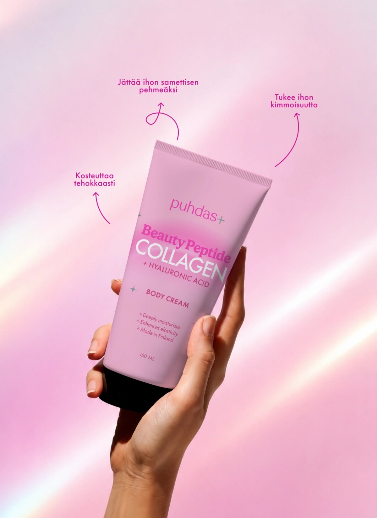 Beauty kollageeni ja hüaluroonhappega kehakreem 150 ml