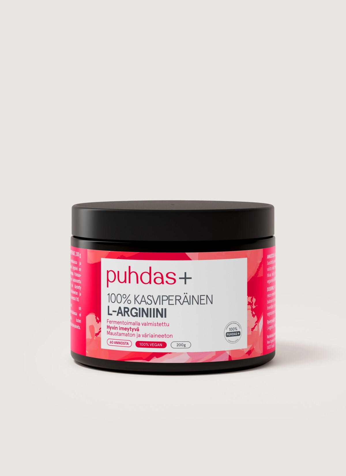 puhdas_L-Arginiini_200g_taustalla.jpg L-arginiin (alus) 200 g
