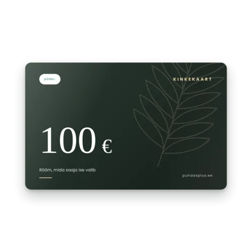 Puhdas+ kinkekaart 100 €
