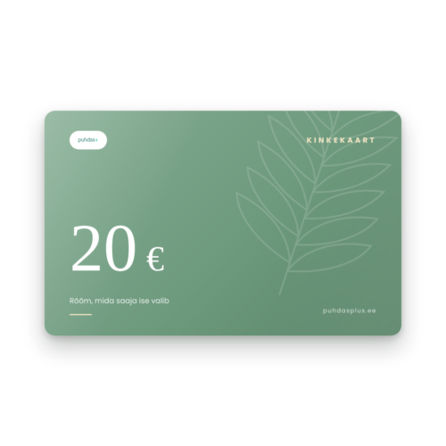 Puhdas+ kinkekaart 20 €