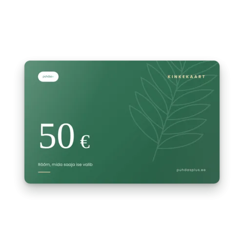 Puhdas+ kinkekaart 50 €